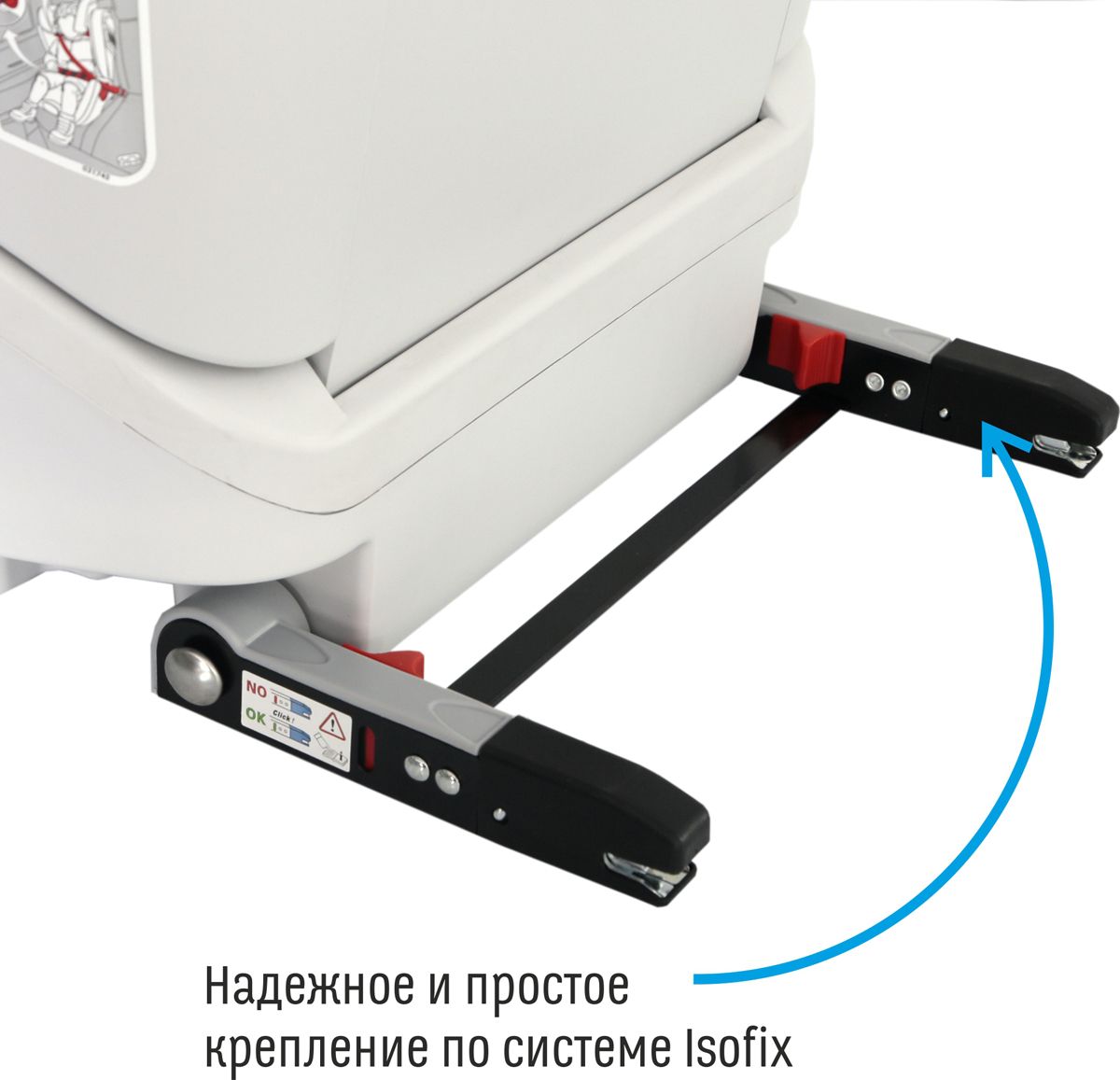 Детское автокресло Magnate Isofix Smart Travel Blue KRES2068 группа 2/3